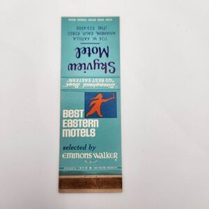 Vintage Matchbook Skyview Motel,Anaheim,California 1940s 1950s Ephemera